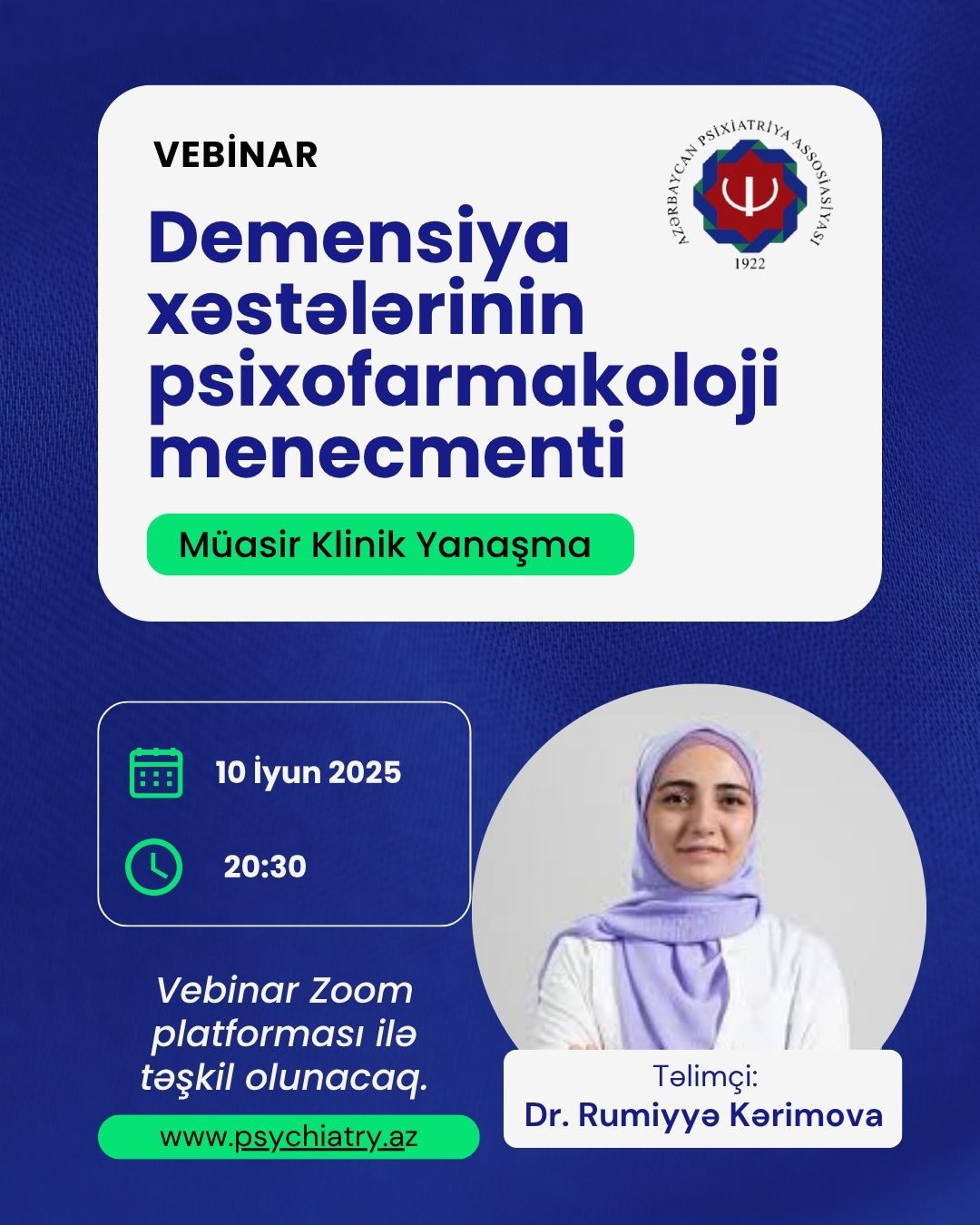 Demensiya xestelerinin psixofarmakoloji menecmenti